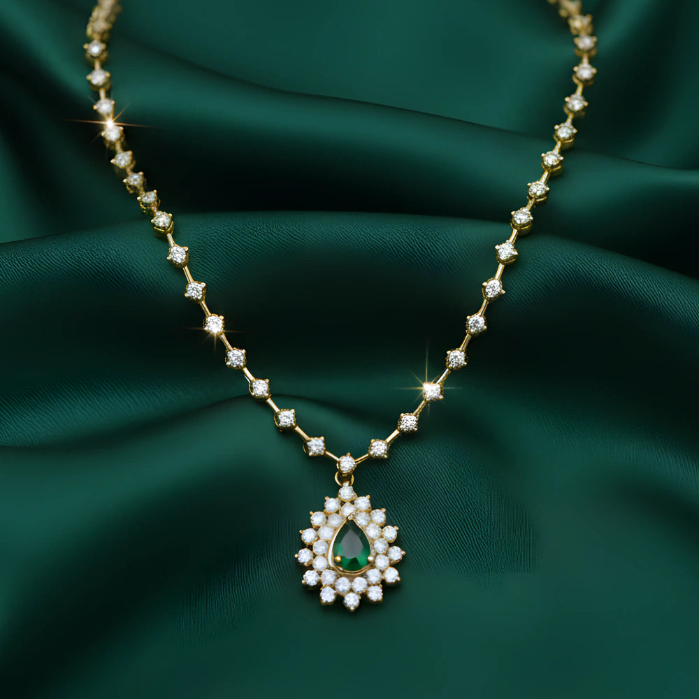 DIAMOND NECKLACE-DIAMOND ORNAMENT-N Gopaldaas Jewellers-NGJ