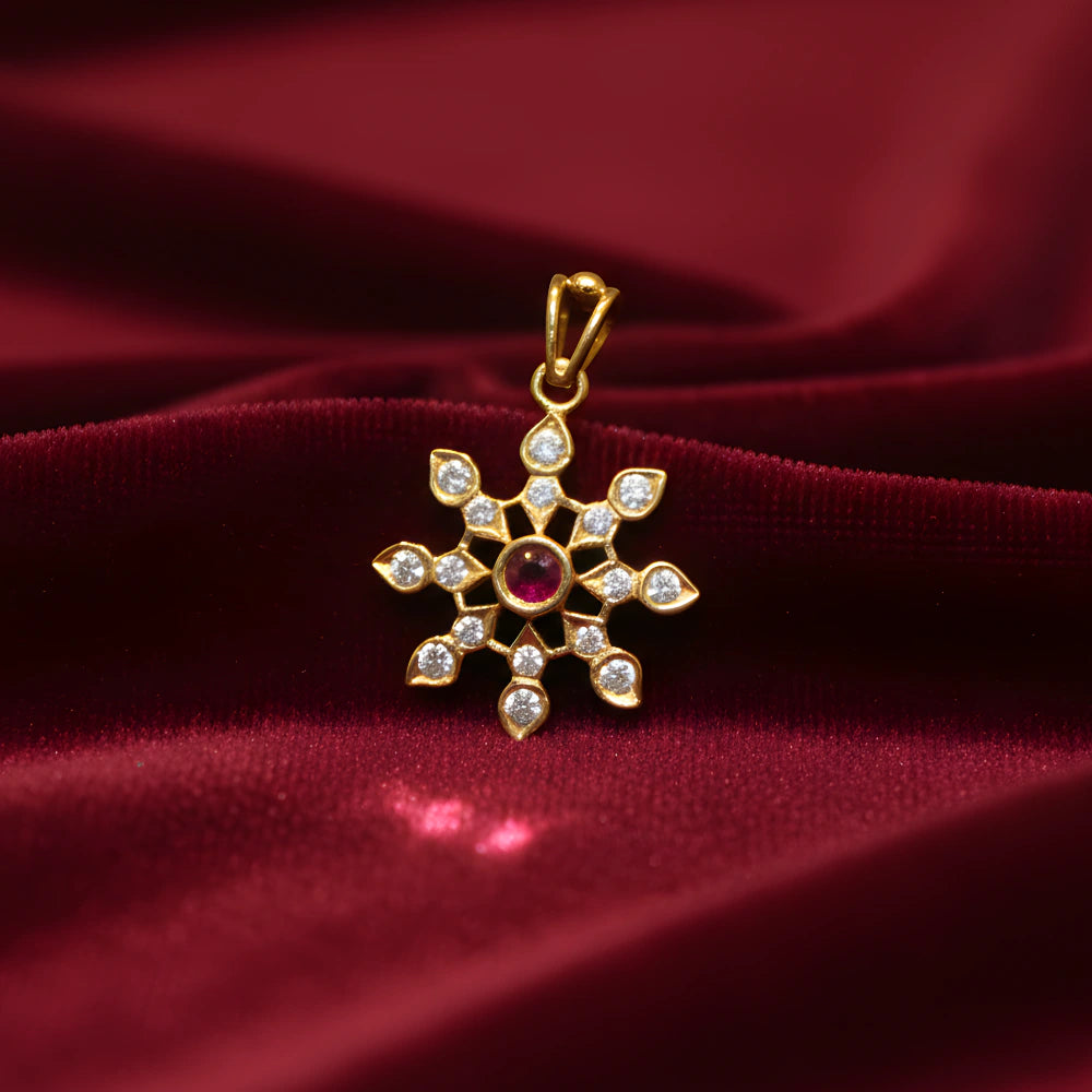 DIAMOND PENDANT-DIAMOND ORNAMENT-N Gopaldaas Jewellers-NGJ
