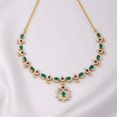 DIAMOND NECKLACE-DIAMOND ORNAMENT-N Gopaldaas Jewellers-NGJ