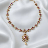 DIAMOND NECKLACE-DIAMOND ORNAMENT-N Gopaldaas Jewellers-NGJ