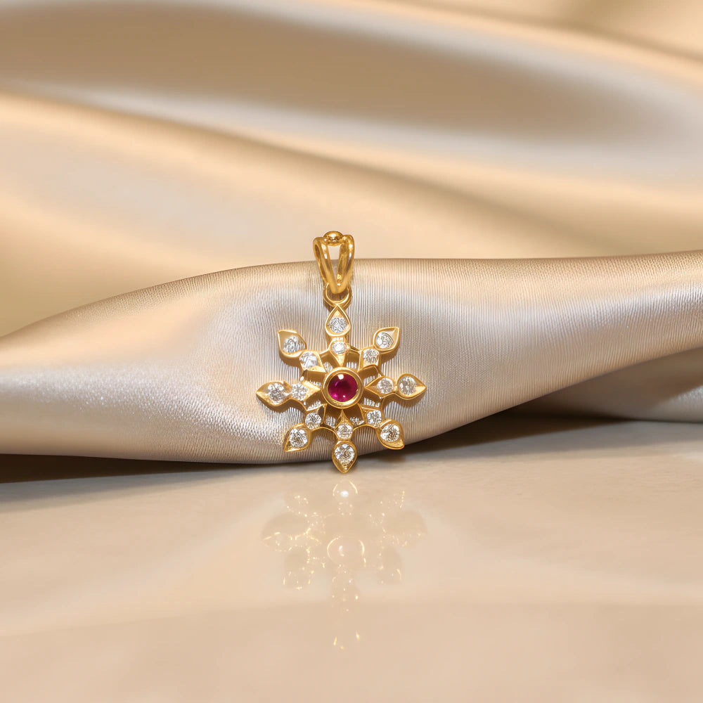 DIAMOND PENDANT-DIAMOND ORNAMENT-N Gopaldaas Jewellers-NGJ
