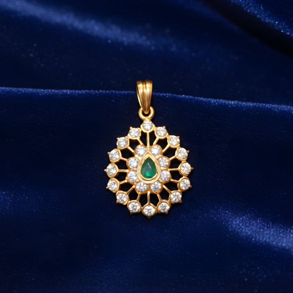 DIAMOND PENDANT-DIAMOND ORNAMENT-N Gopaldaas Jewellers-NGJ